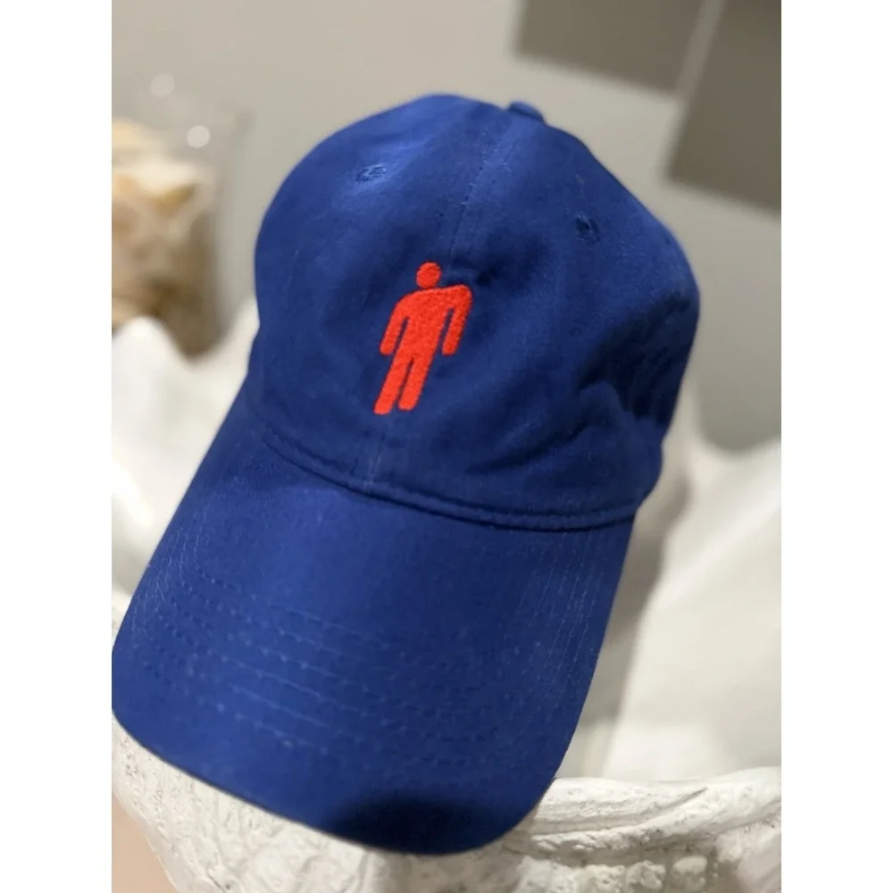 Billie Eilish‎ Genuine Merchandise Blue Girl Adult Baseball Cap Hat Port Company